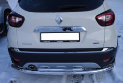 Тюнинг внедорожника Защита заднего бампера Renault Kaptur 2017