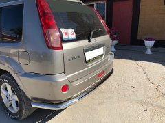 Тюнинг внедорожника Защита заднего бампера Nissan X-trail 2004-2007 (T30) Первое поколение (Рестайлинг)