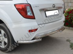 Тюнинг внедорожника Защита заднего бампера Lifan X60 2011