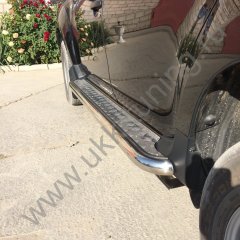 Тюнинг внедорожника Пороги с накладным листом Renault Duster 2011