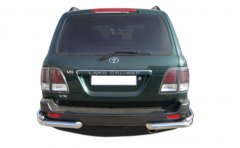 Тюнинг внедорожника Защита заднего бампера Toyota Land Cruiser 100 1998-2006