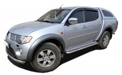 Тюнинг внедорожника Пороги с накладным листом Mitsubishi L200 2006