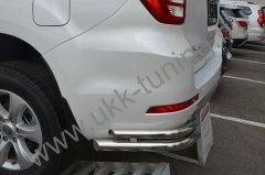 Тюнинг внедорожника Защита заднего бампера Haval H9 2017