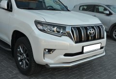 Тюнинг внедорожника Защита переднего бампера Toyota Land Cruiser Prado 150 2017