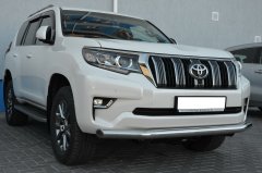 Тюнинг внедорожника Защита переднего бампера Toyota Land Cruiser Prado 150 2017