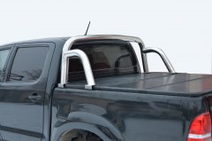 Тюнинг внедорожника Защитные дуги кузова Toyota Hilux Exclusive Black 2018