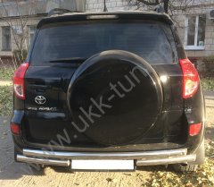 Тюнинг внедорожника Защита заднего бампера Toyota RAV4 2010-2012