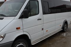 Тюнинг внедорожника Пороги с накладным листом Mercedes-Benz Sprinter Classic 2017