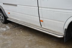 Тюнинг внедорожника Пороги с накладным листом Mercedes-Benz Sprinter Classic 2017