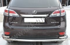 Тюнинг внедорожника Защита заднего бампера Lexus RX270/RX350/RX450h 2009-2012_ 2012-2015