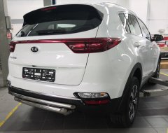 Тюнинг внедорожника Защита заднего бампера KIA Sportage 2018 (рестайлинг)