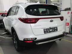 Тюнинг внедорожника Защита заднего бампера KIA Sportage 2018 (рестайлинг)