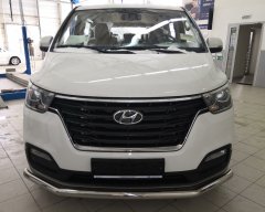 Тюнинг внедорожника Защита переднего бампера Hyundai H1 Grand Starex 2018