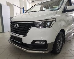 Тюнинг внедорожника Защита переднего бампера Hyundai H1 Grand Starex 2018