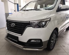 Тюнинг внедорожника Защита переднего бампера Hyundai H1 Grand Starex 2018