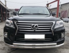 Тюнинг внедорожника Защита переднего бампера Lexus LX 570 2013-2015