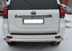 Тюнинг внедорожника Защита заднего бампера Toyota Land Cruiser Prado 150 2017