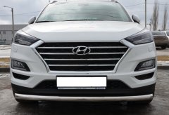 Тюнинг внедорожника Защита переднего бампера Hyundai Tucson 2016-2018
