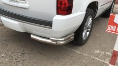 Тюнинг внедорожника Защита заднего бампера Chevrolet Tahoe 2007-2012