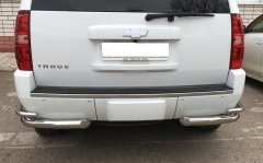 Тюнинг внедорожника Защита заднего бампера Chevrolet Tahoe 2007-2012