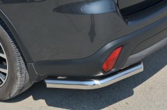 Тюнинг внедорожника Защита заднего бампера Mitsubishi Outlander 2015