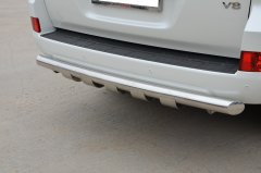 Тюнинг внедорожника Защита заднего бампера Toyota Land Cruiser 200  2015