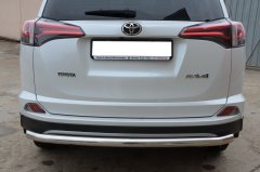 Тюнинг внедорожника Защита заднего бампера Toyota RAV4 2015