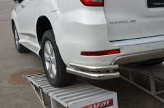 Тюнинг внедорожника Защита заднего бампера Haval H9 2018 рестайлинг