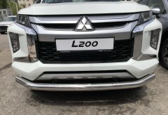 Тюнинг внедорожника Защита переднего бампера Mitsubishi L200 2019