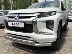 Тюнинг внедорожника Защита переднего бампера Mitsubishi L200 2019