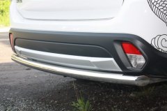 Тюнинг внедорожника Защита заднего бампера Mitsubishi Outlander 2019