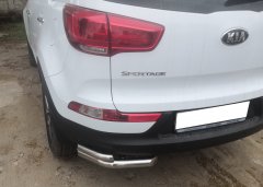 Тюнинг внедорожника Защита заднего бампера KIA Sportage 2010