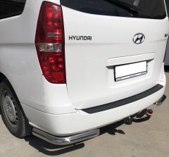 Тюнинг внедорожника Защита заднего бампера Hyundai H1 Grand Starex 2018