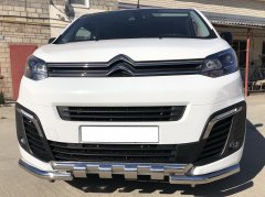 Тюнинг внедорожника Защита переднего бампера Citroen SpaceTourer 2018- наст. время