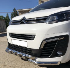 Тюнинг внедорожника Защита переднего бампера Citroen SpaceTourer 2018- наст. время
