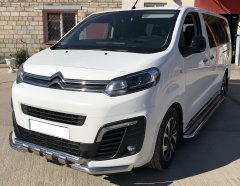 Тюнинг внедорожника Пороги с накладным листом Citroen SpaceTourer 2018- наст. время