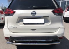 Тюнинг внедорожника Защита заднего бампера Nissan X-trail 2018- наст. время (рестайлинг)