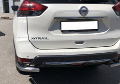 Тюнинг внедорожника Защита заднего бампера Nissan X-trail 2018- наст. время (рестайлинг)