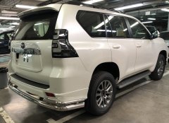 Тюнинг внедорожника Защита заднего бампера Toyota Land Cruiser Prado 150 Style 2019