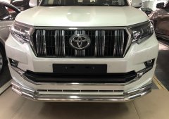 Тюнинг внедорожника Защита переднего бампера Toyota Land Cruiser Prado 150 Style 2019