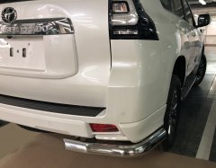 Тюнинг внедорожника Защита заднего бампера Toyota Land Cruiser Prado 150 Style 2019