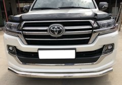 Тюнинг внедорожника Защита переднего бампера Toyota Land Cruiser 200 Executive Lounge 2018
