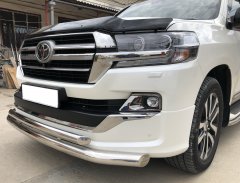 Тюнинг внедорожника Защита переднего бампера Toyota Land Cruiser 200 Executive Lounge 2018