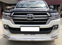 Тюнинг внедорожника Защита переднего бампера Toyota Land Cruiser 200 Executive Lounge 2018