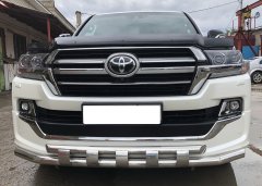 Тюнинг внедорожника Защита переднего бампера Toyota Land Cruiser 200 Executive Lounge 2018