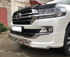 Тюнинг внедорожника Защита переднего бампера Toyota Land Cruiser 200 Executive Lounge 2018
