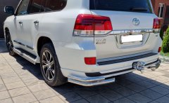 Тюнинг внедорожника Защита заднего бампера Toyota Land Cruiser 200 Executive Lounge 2018