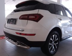 Тюнинг внедорожника Защита заднего бампера Zotye Coupa 2018
