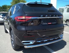 Тюнинг внедорожника Защита заднего бампера Haval F7, F7X  2019