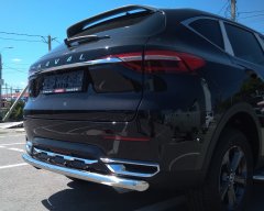 Тюнинг внедорожника Защита заднего бампера Haval F7, F7X  2019